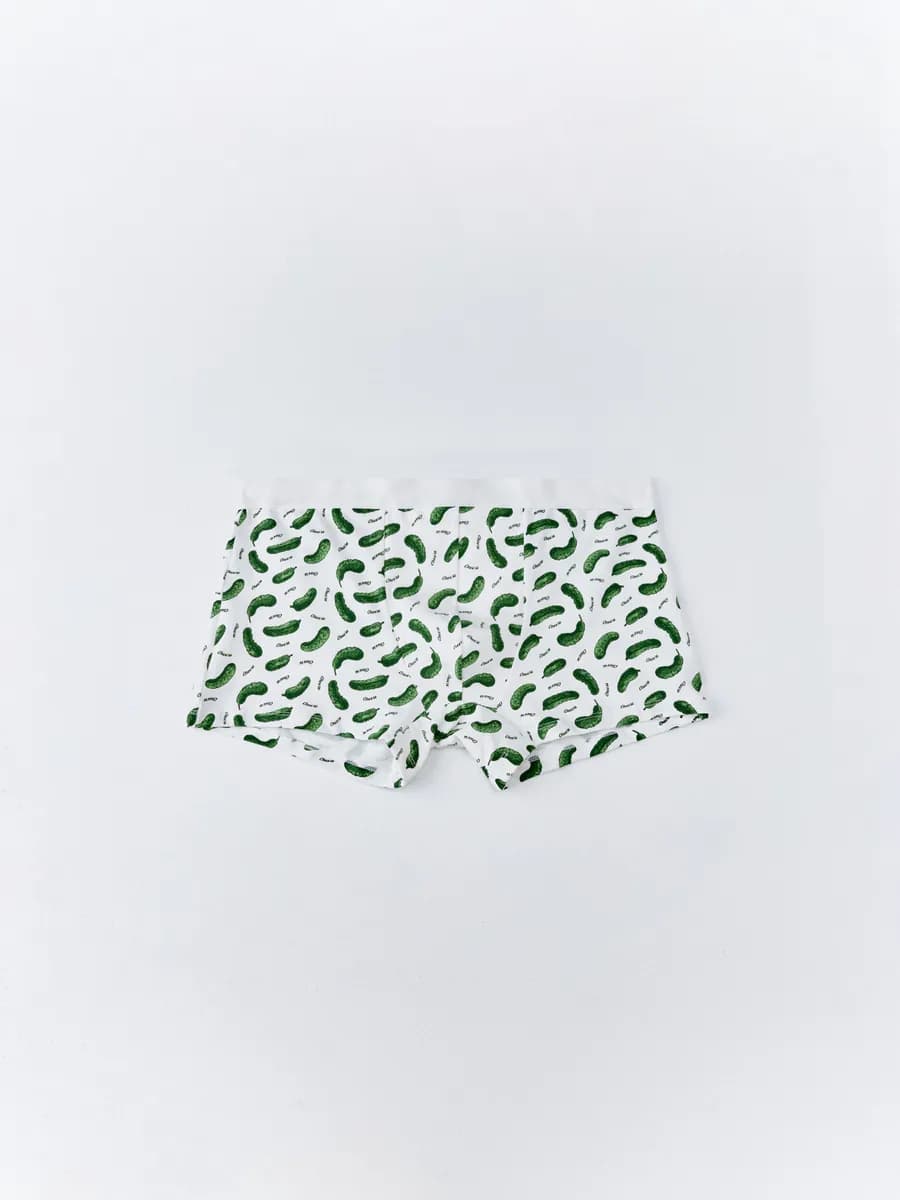 Трусы боксеры с новогодним принтом