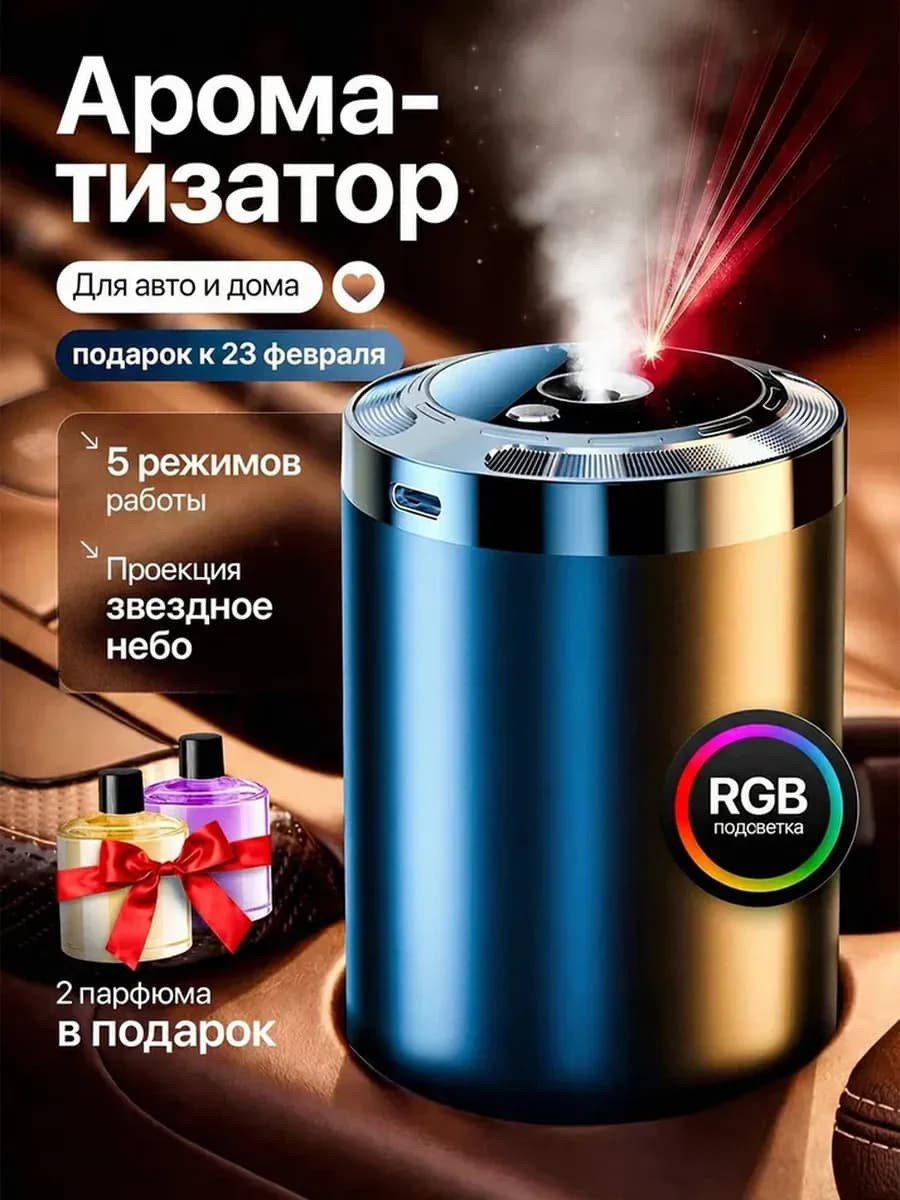 Автоматический ароматизатор в машину подарок мужчине набор