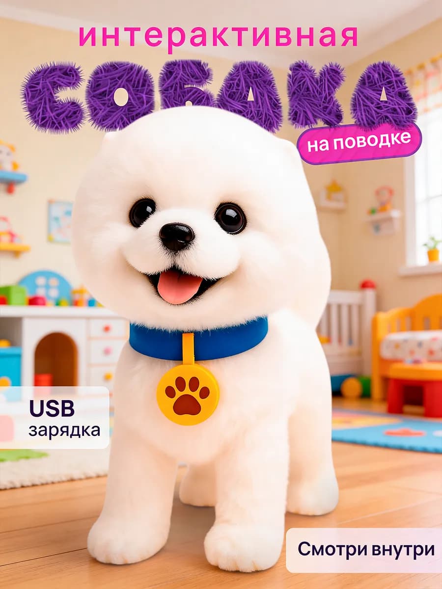 Интерактивная игрушка собака