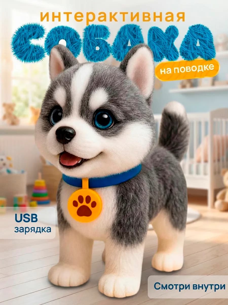 интерактивная игрушка волк