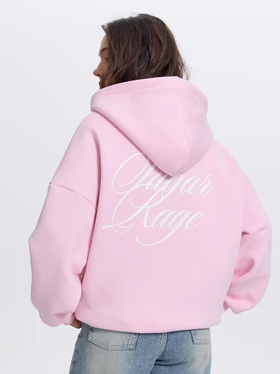 Худи оверсайз с принтом SUGAR