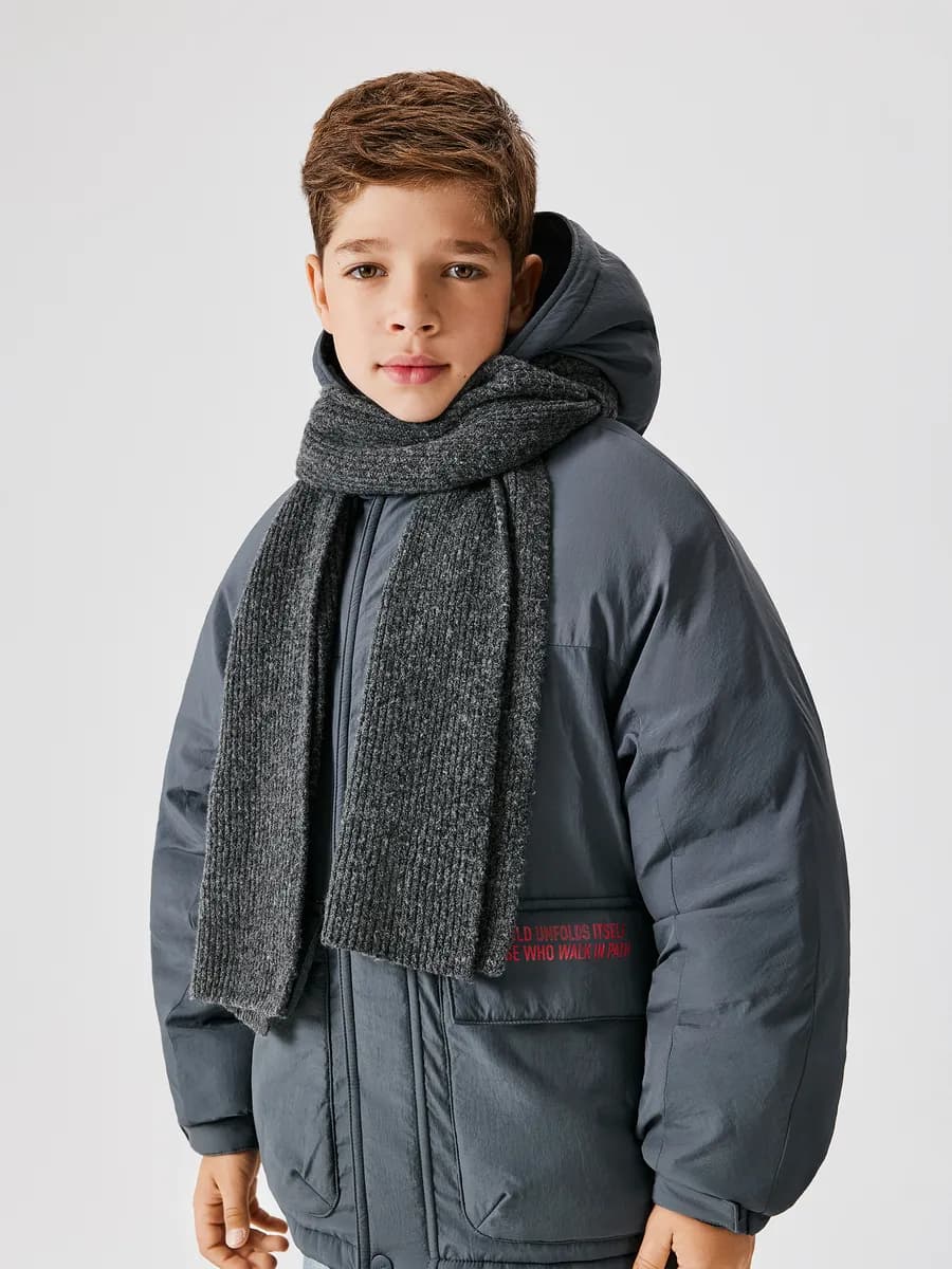 Шарф зимний с добавлением шерсти