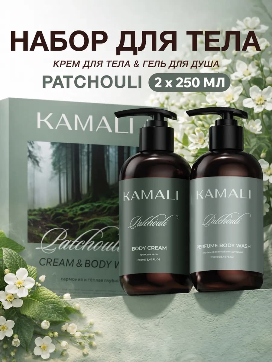 Косметический набор для ухода, бьюти-бокс крем + гель для ду…