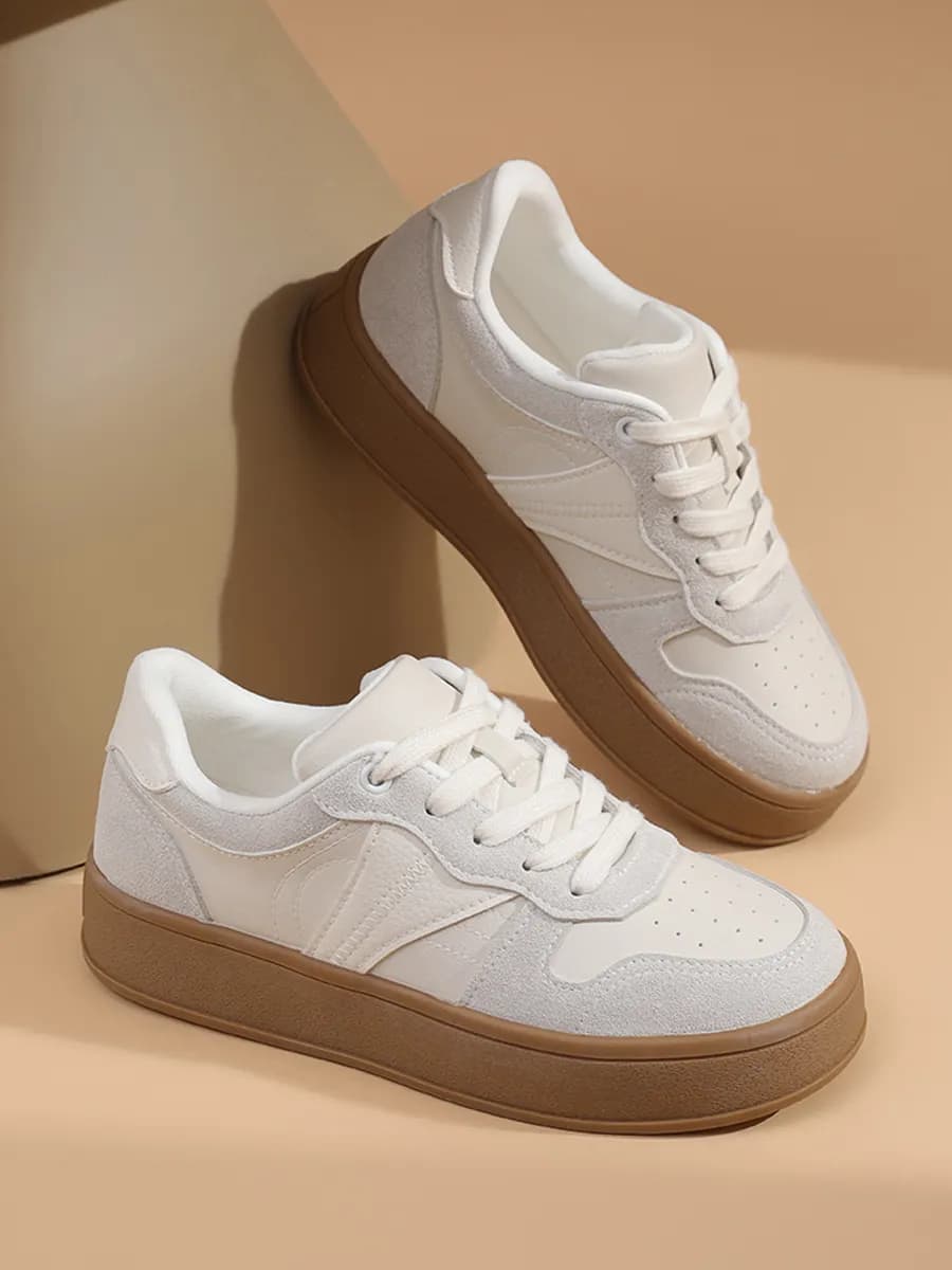 Кеды демисезонные на высокой подошве