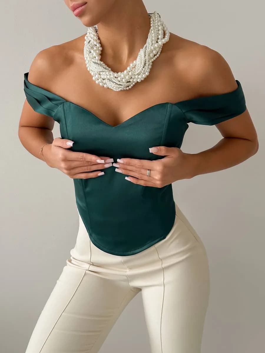 Топ корсет вечерний утягивающий