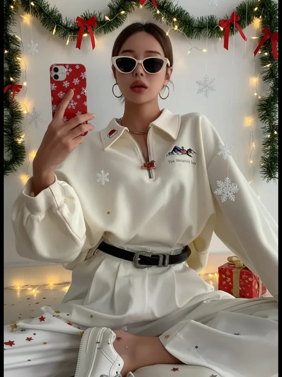 Свитшот полузамок поло