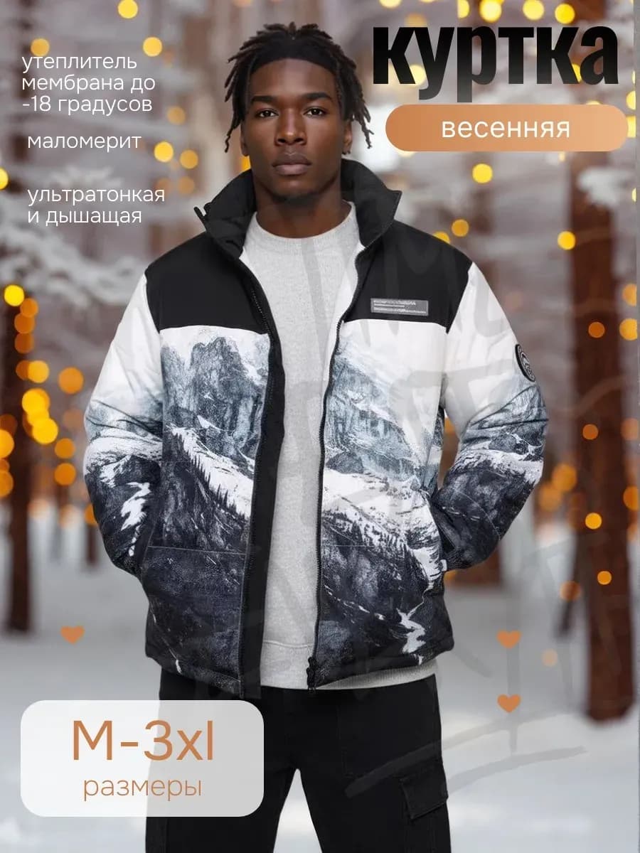 Куртка мужская зимняя пуховик