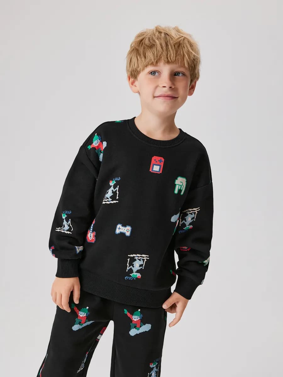 Свитшот с мягким начесом