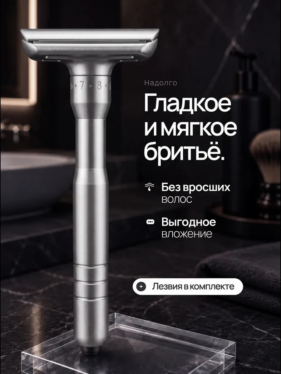 Т образная бритва для мужчин с регулировкой