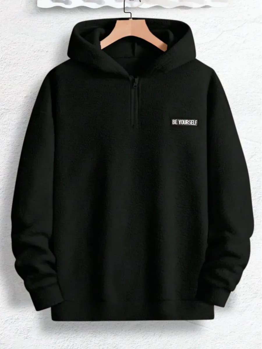 Толстовка оверсайз на молнии с капюшоном