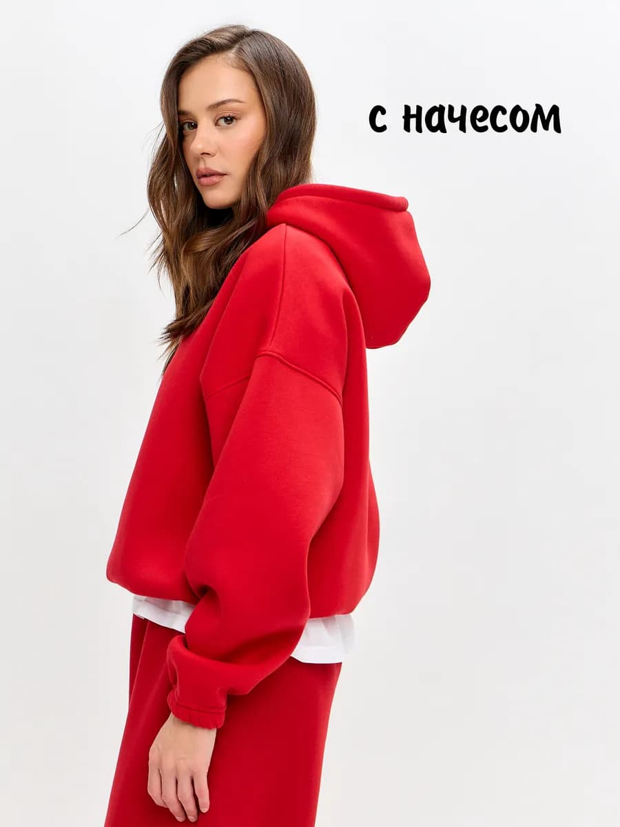 Худи укороченный с начесом