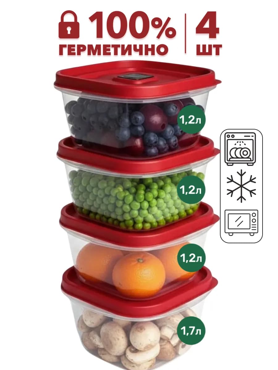 Контейнеры для еды и хранения продуктов