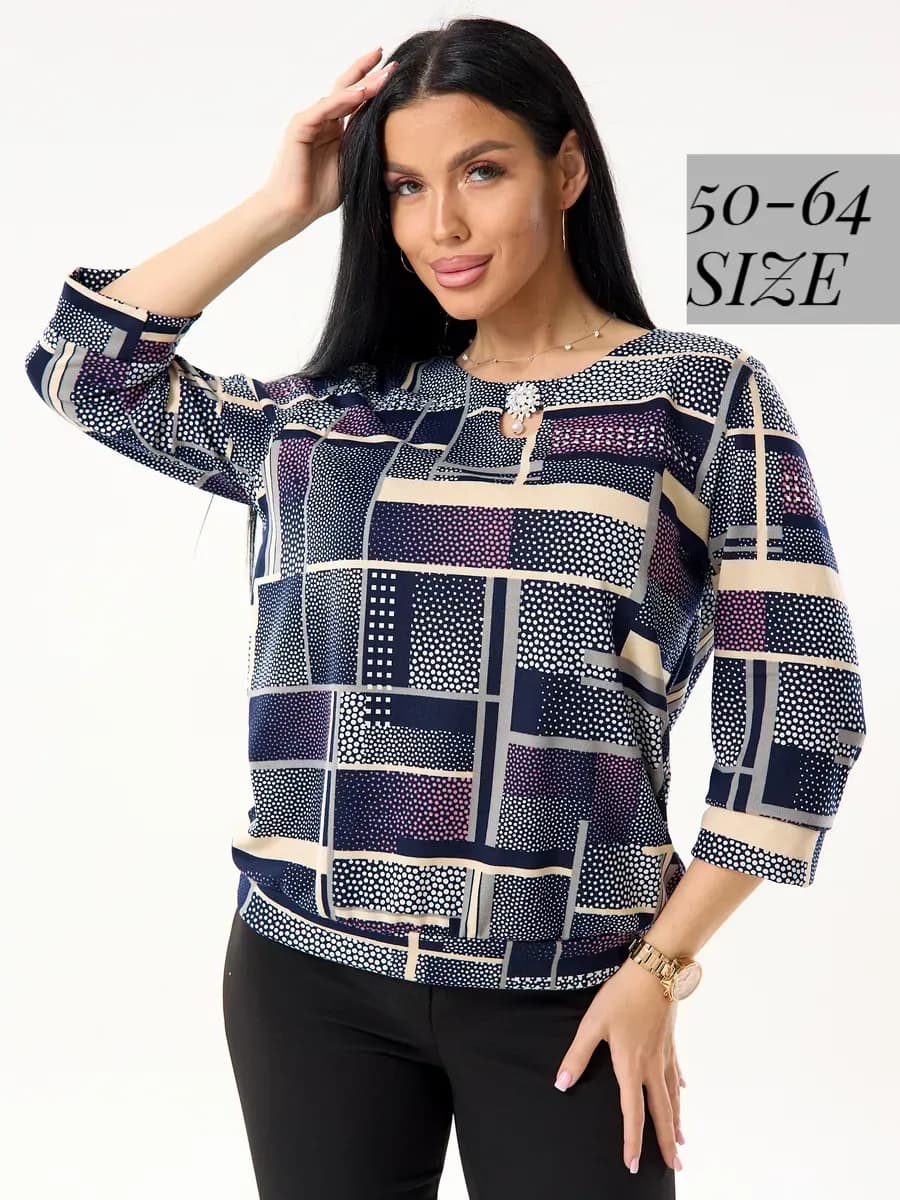 Кофта теплая больших размеров