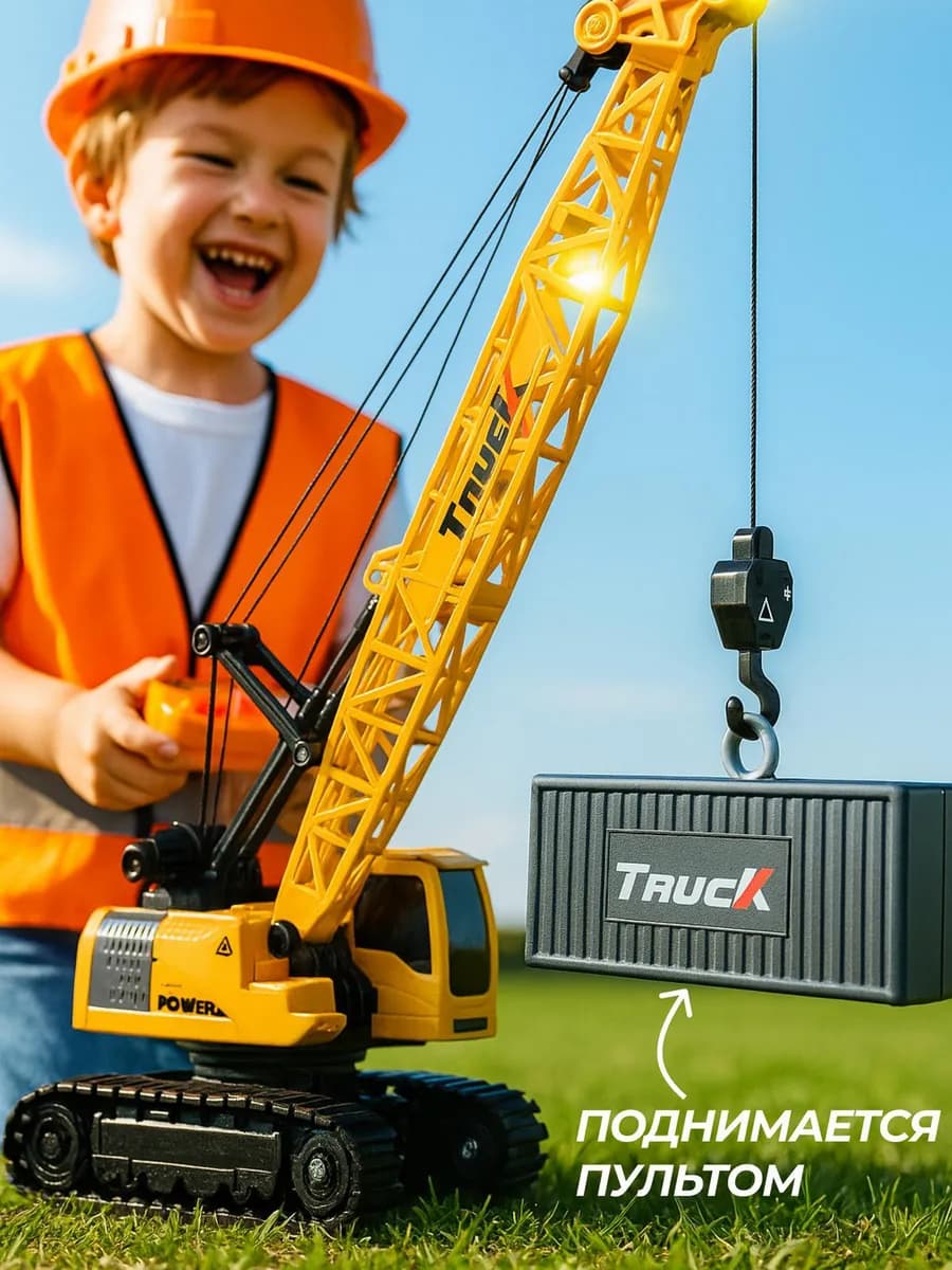 Подъемный кран на радиоуправлении - фото 1