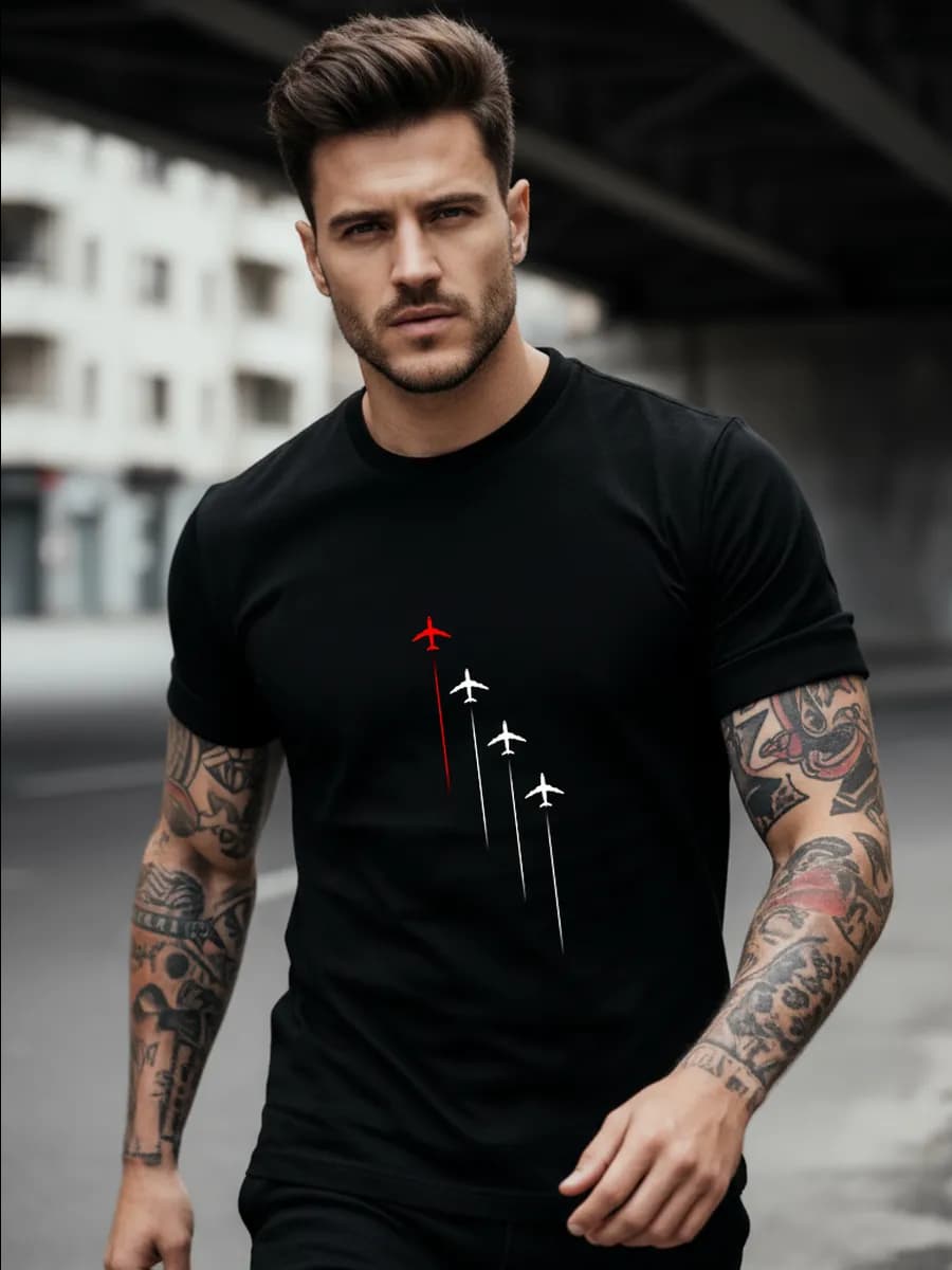 Футболка с принтом