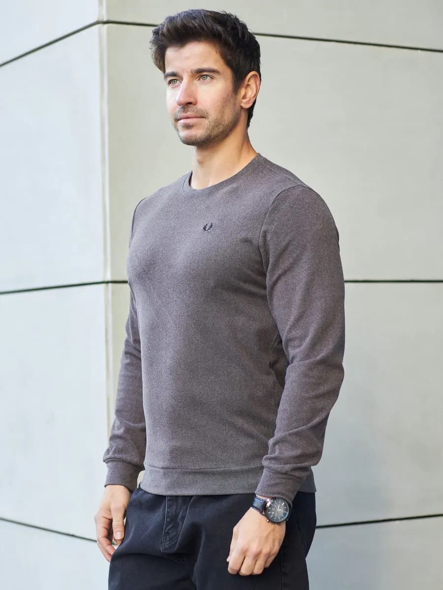 Кашемированный пуловер теплый