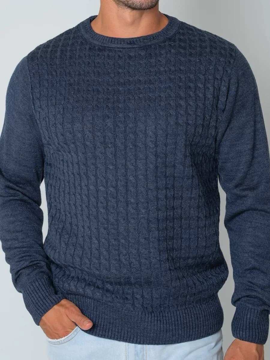 Свитер тёплый шерстяной пряжа Турция