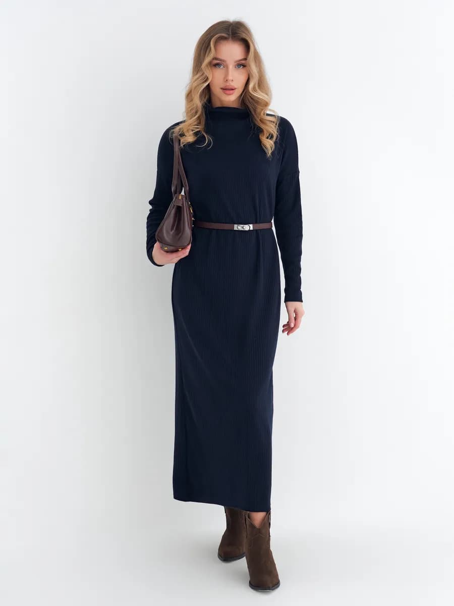 Платье трикотажное вязаное