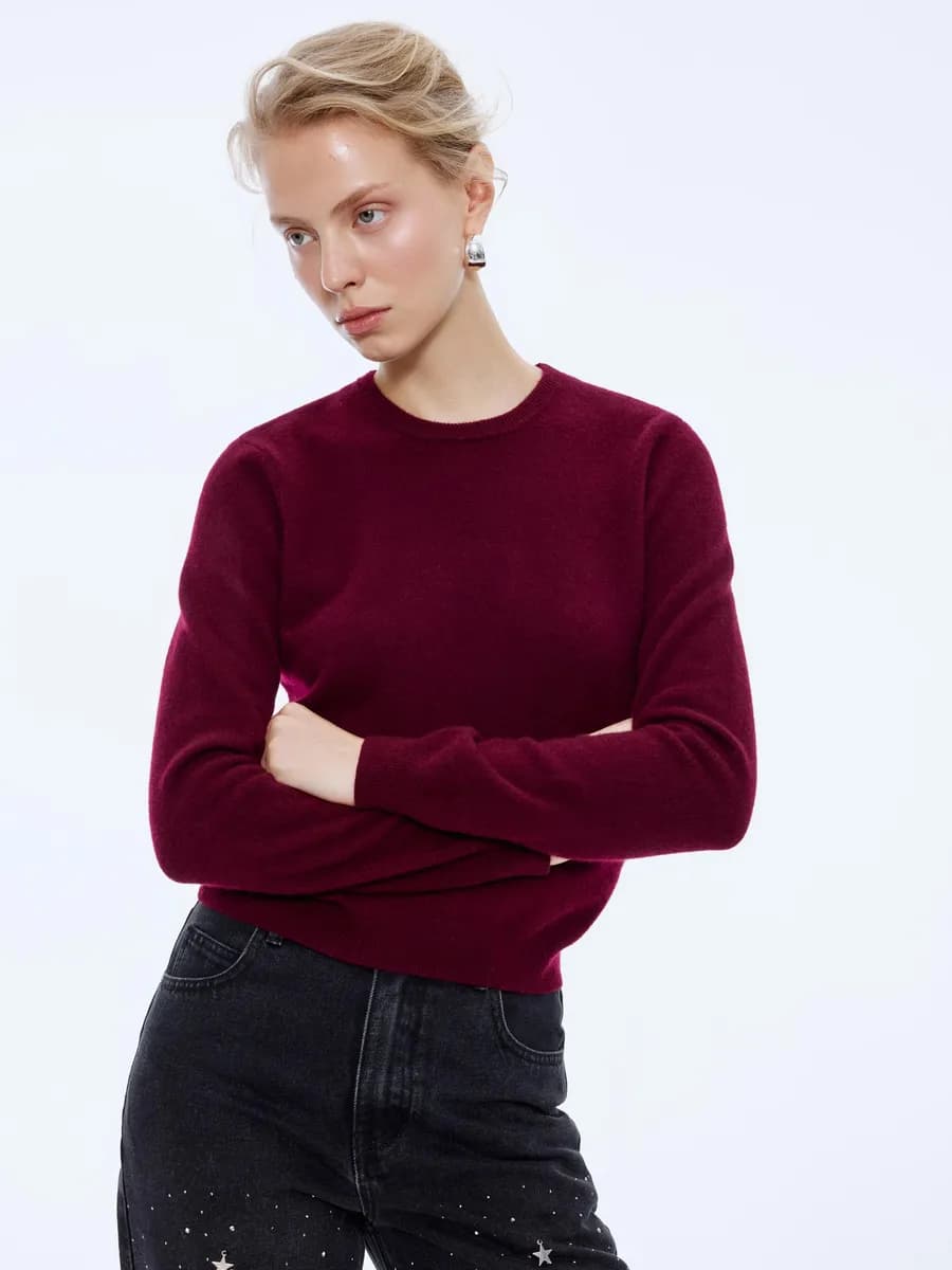 Джемпер женский из шерсти и кашемира