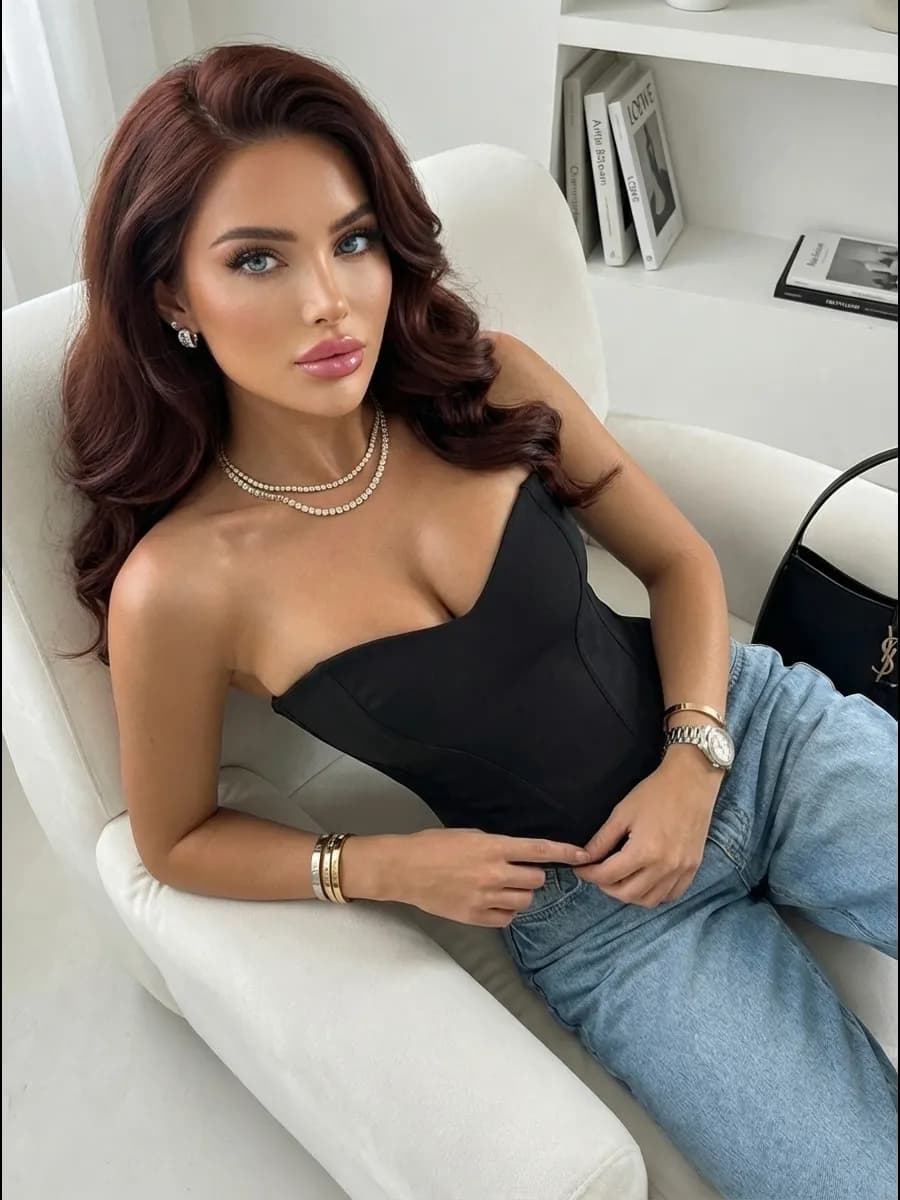 Корсет вечерний утягивающий на шнуровке