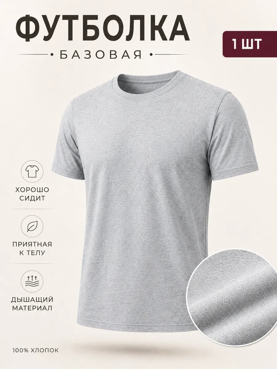 Футболка хлопок