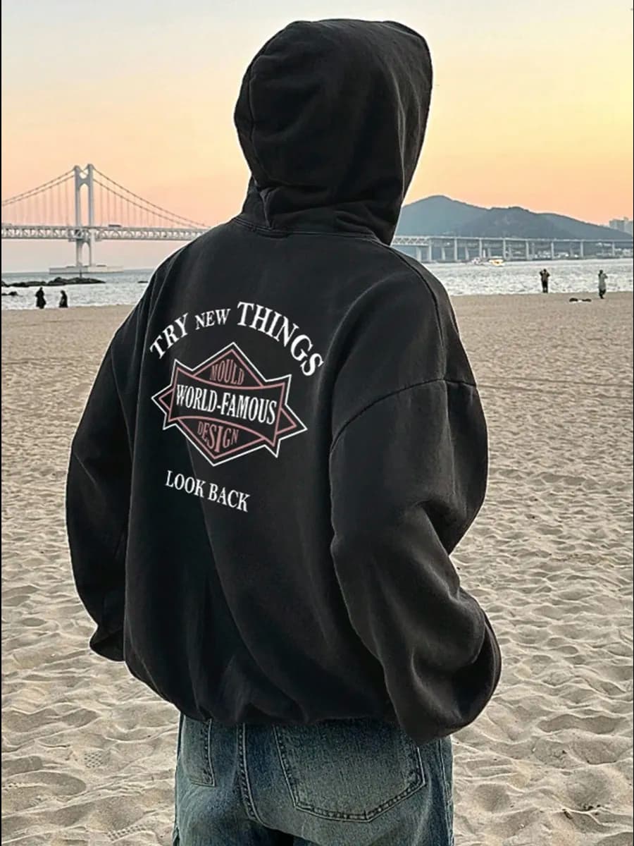 Худи оверсайз с начесом