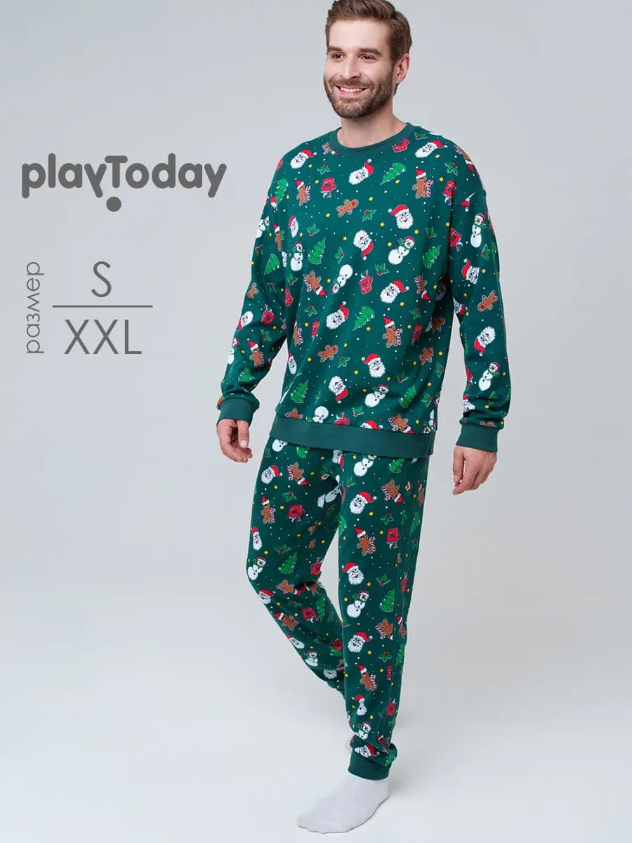 Пижама лонгслив, брюки