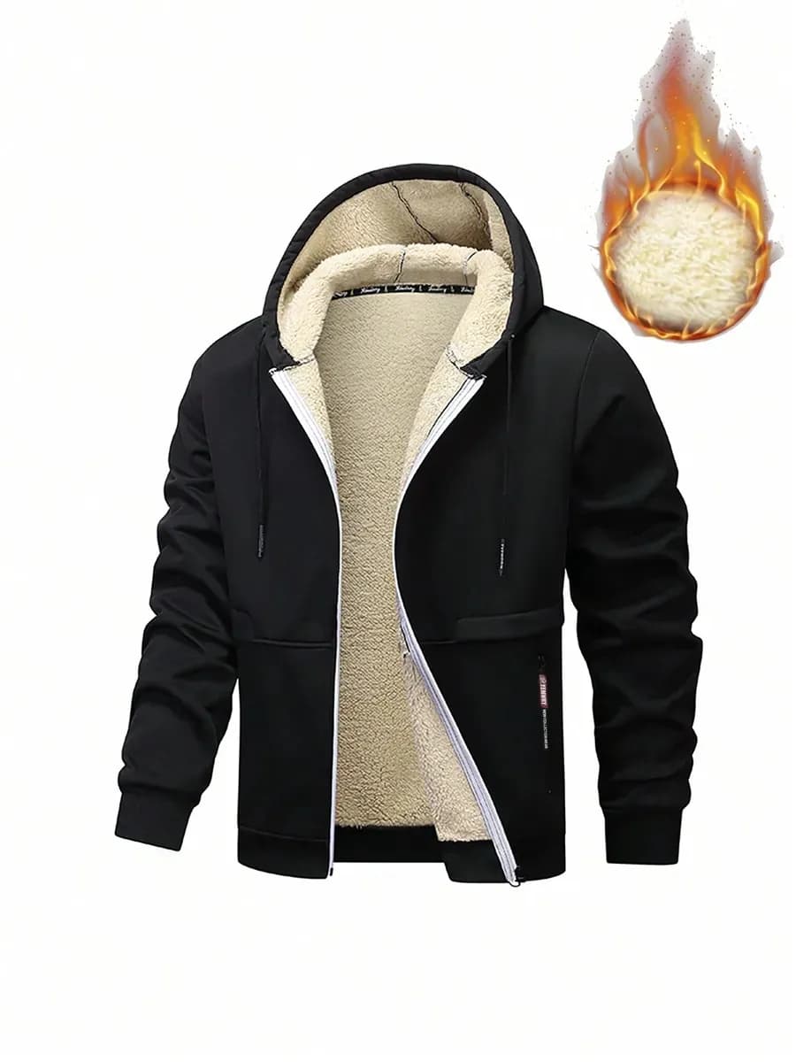 Флисовая толстовка с капюшоном Очень тепло