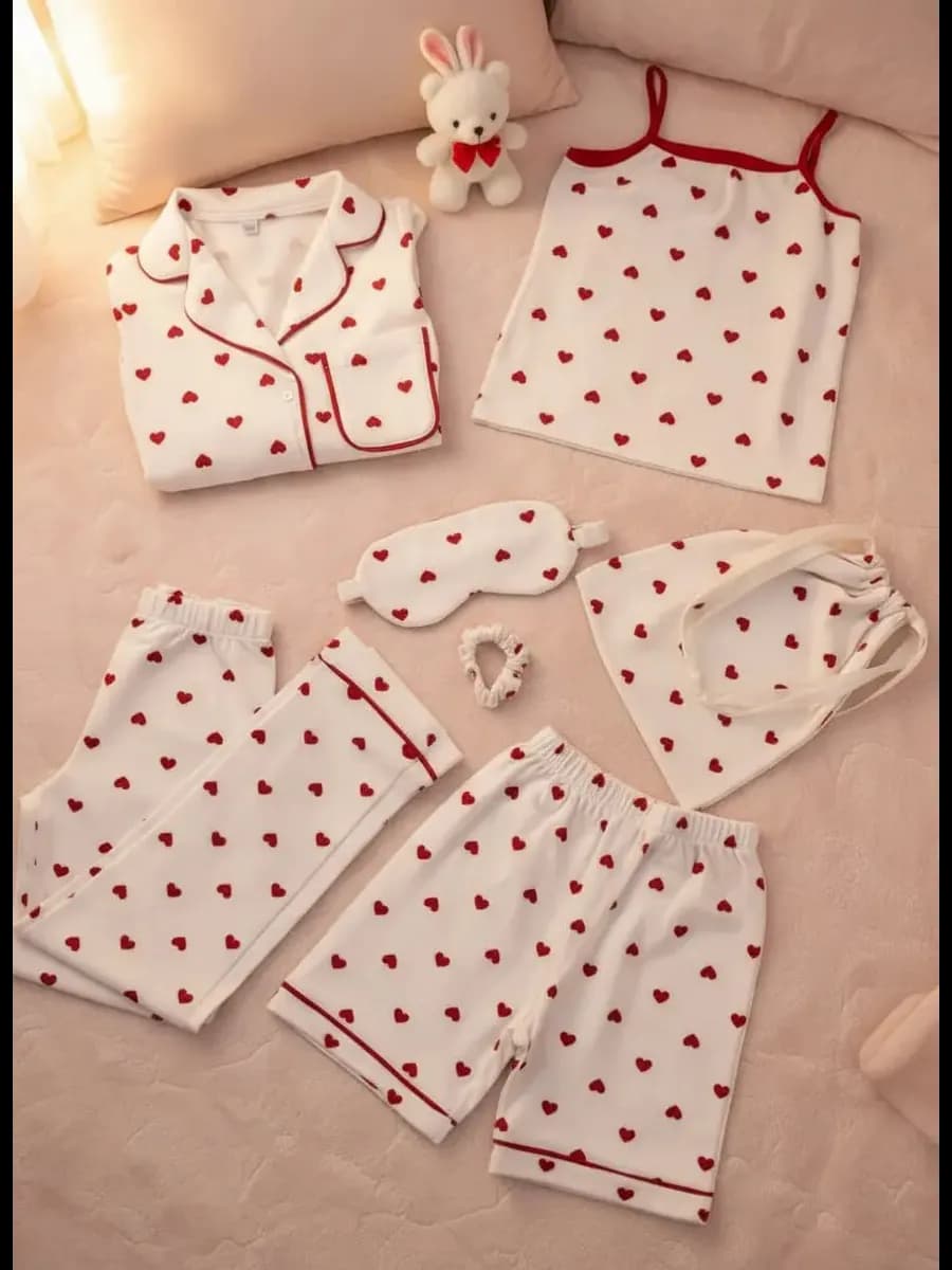 Пижама для для девочек 7 в 1