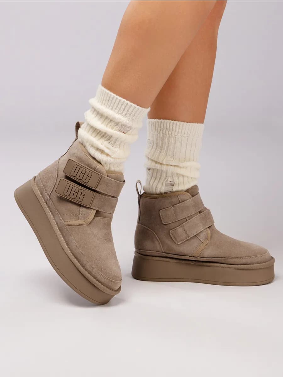 Угги зимние на липучках