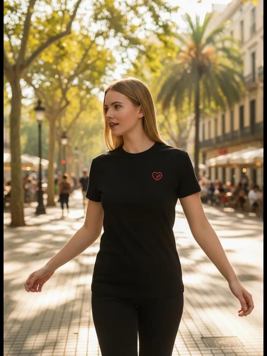 Хлопковая футболка с принтом