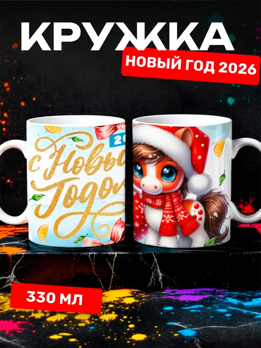 Кружка новогодняя - фото 1