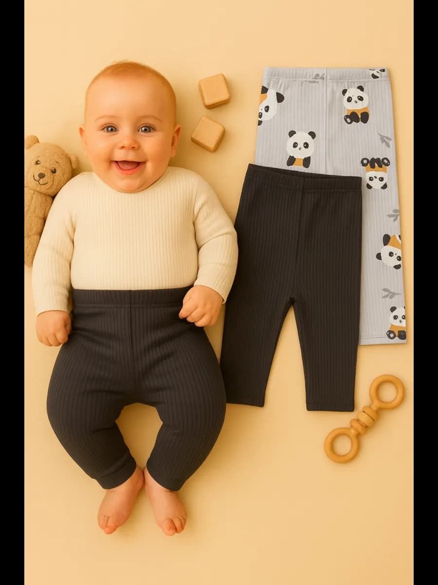 Штанишки ползунки для новорожденных комплект 2 шт