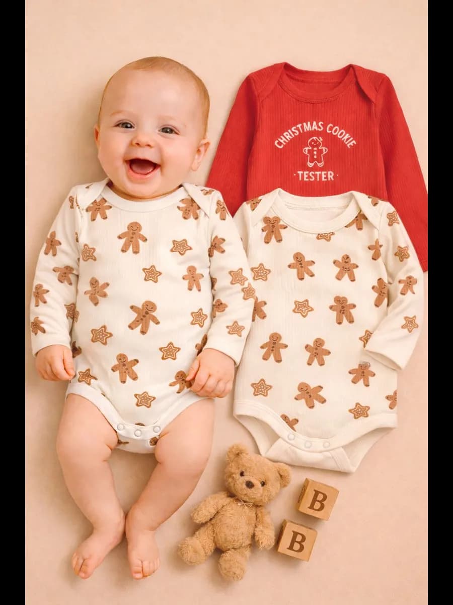 Боди для новорожденных набор 2 шт. в рубчик