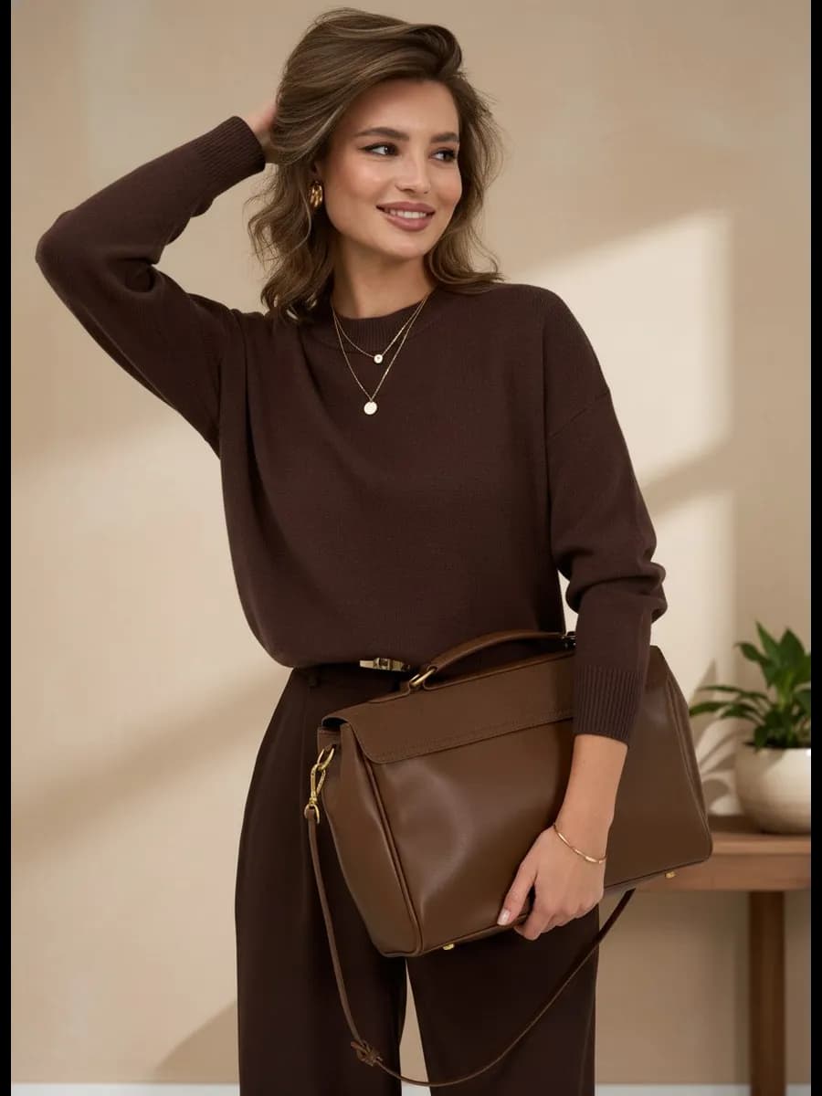 Джемпер вязаный - фото 1