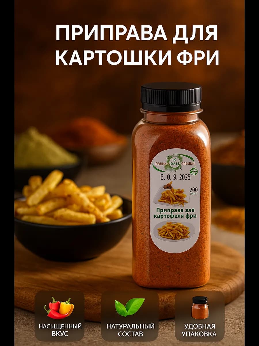 Приправа для картошки фри