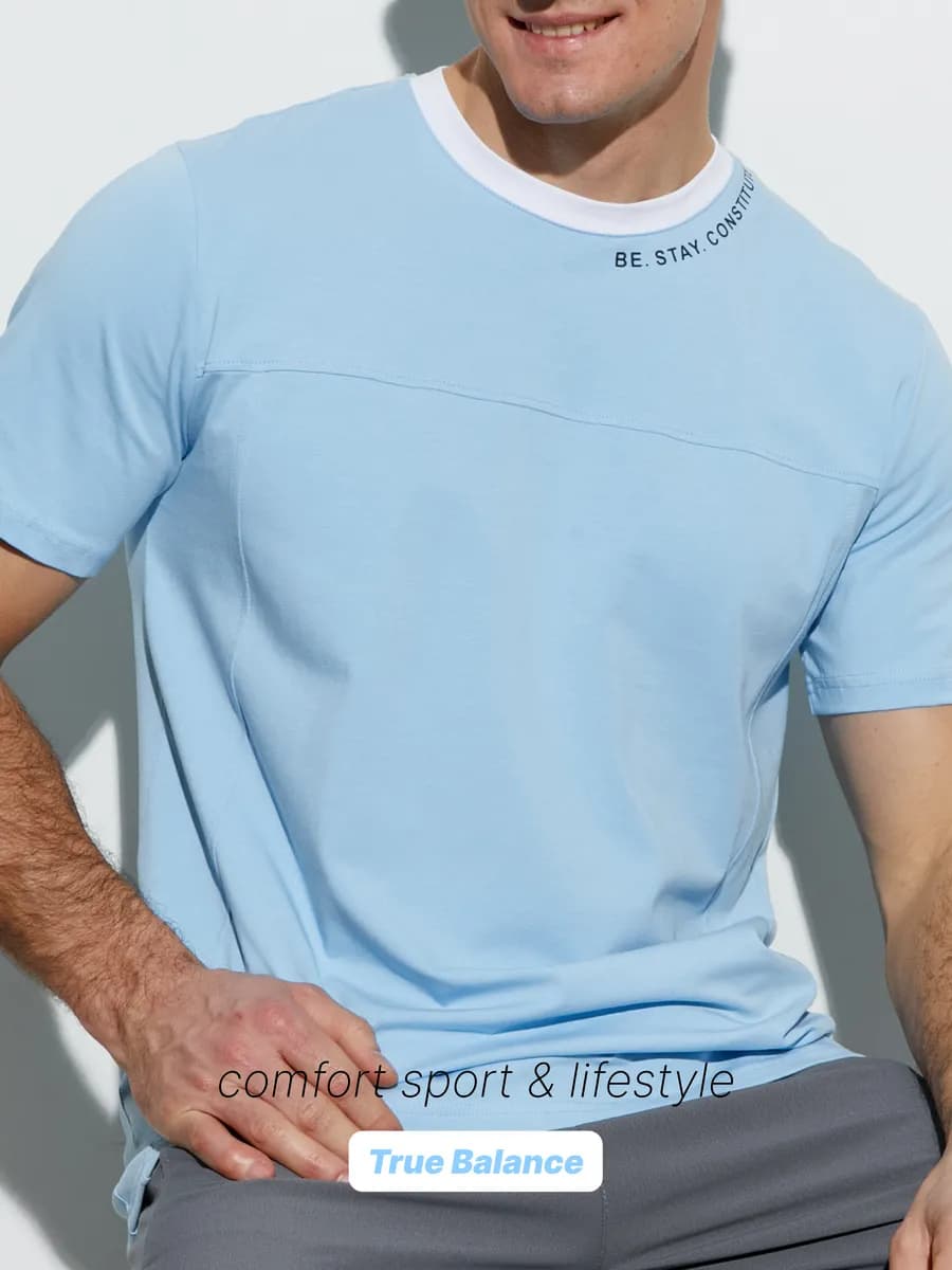 Футболка мужская базовая с круглым вырезом