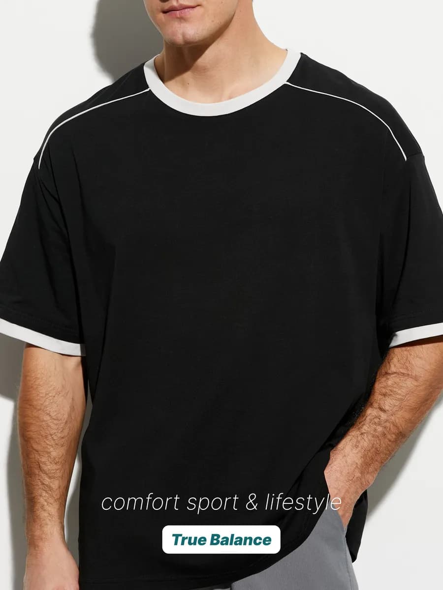 Футболка мужская с круглым вырезом