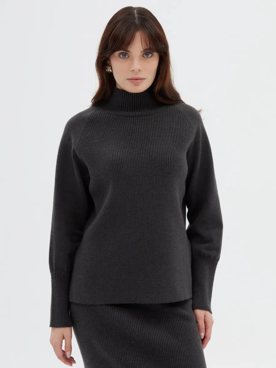 Джемпер вязаный женский свитер из шерсти