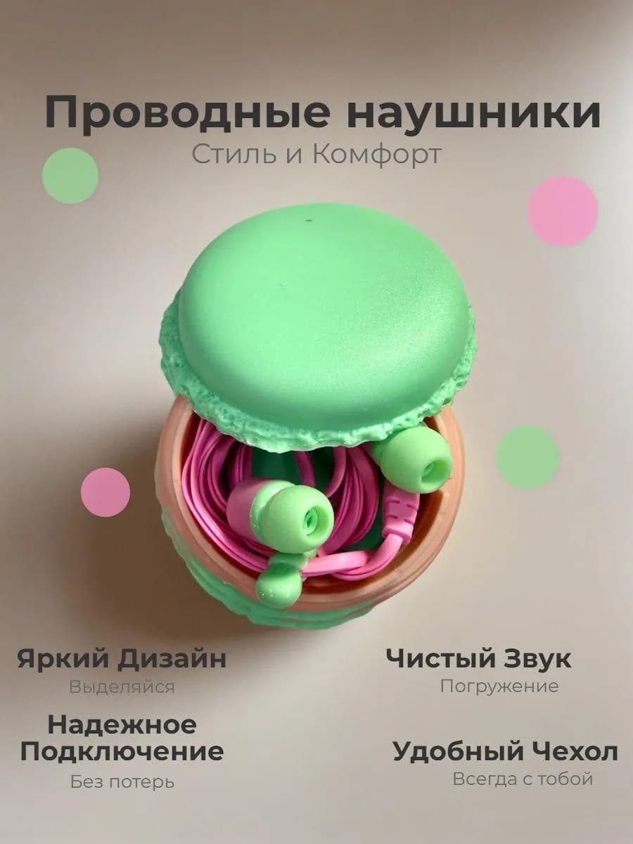 Наушники проводные