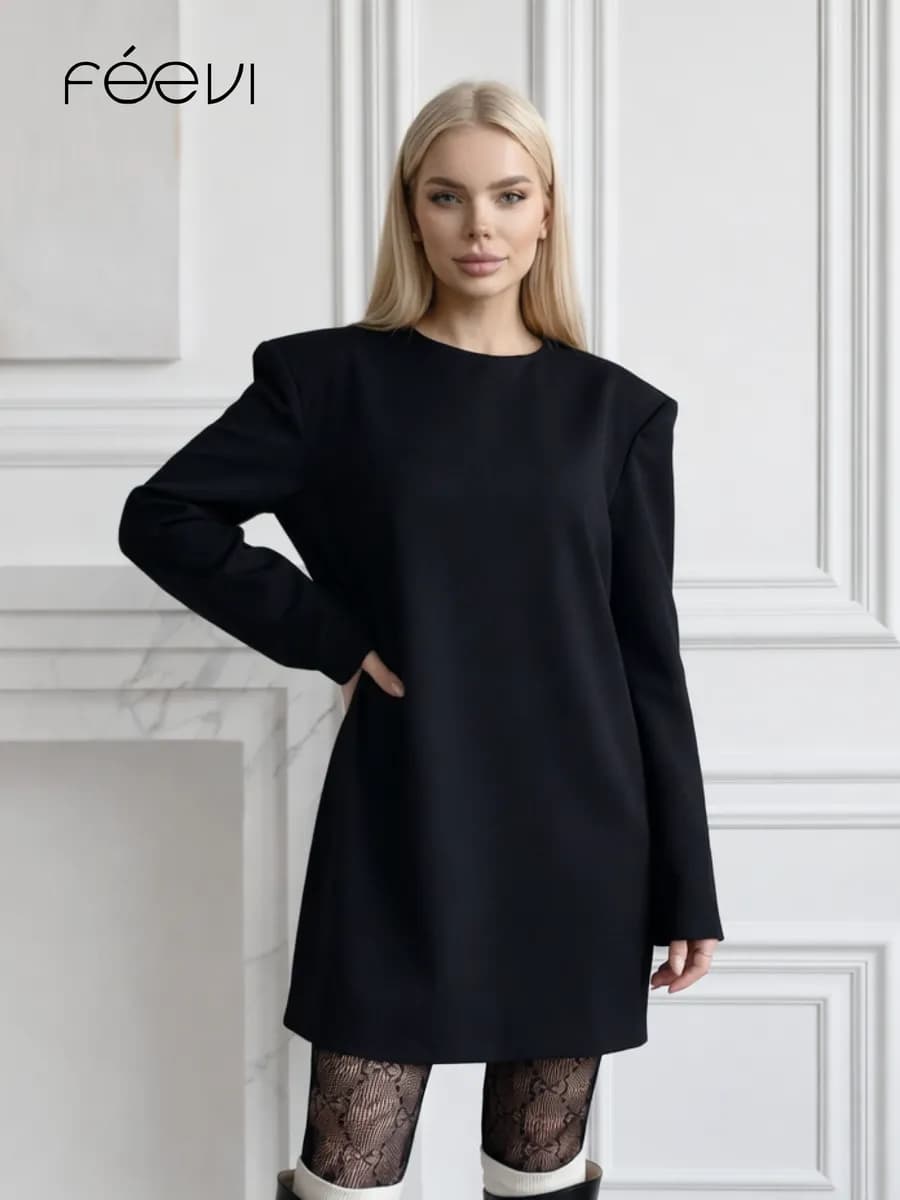 Платье офисное оверсайз