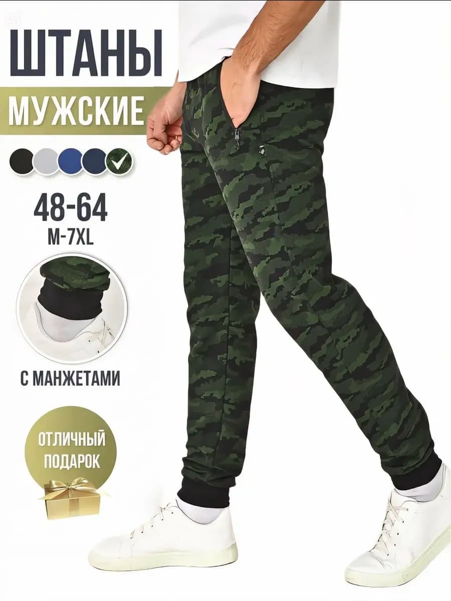 Штаны спортивные на манжете