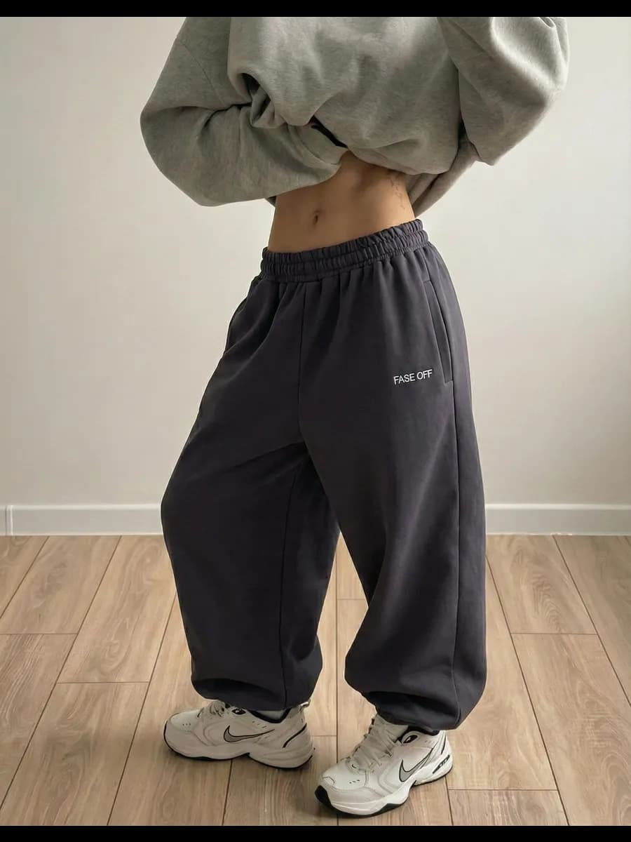 Спортивные штаны широкие оверсайз