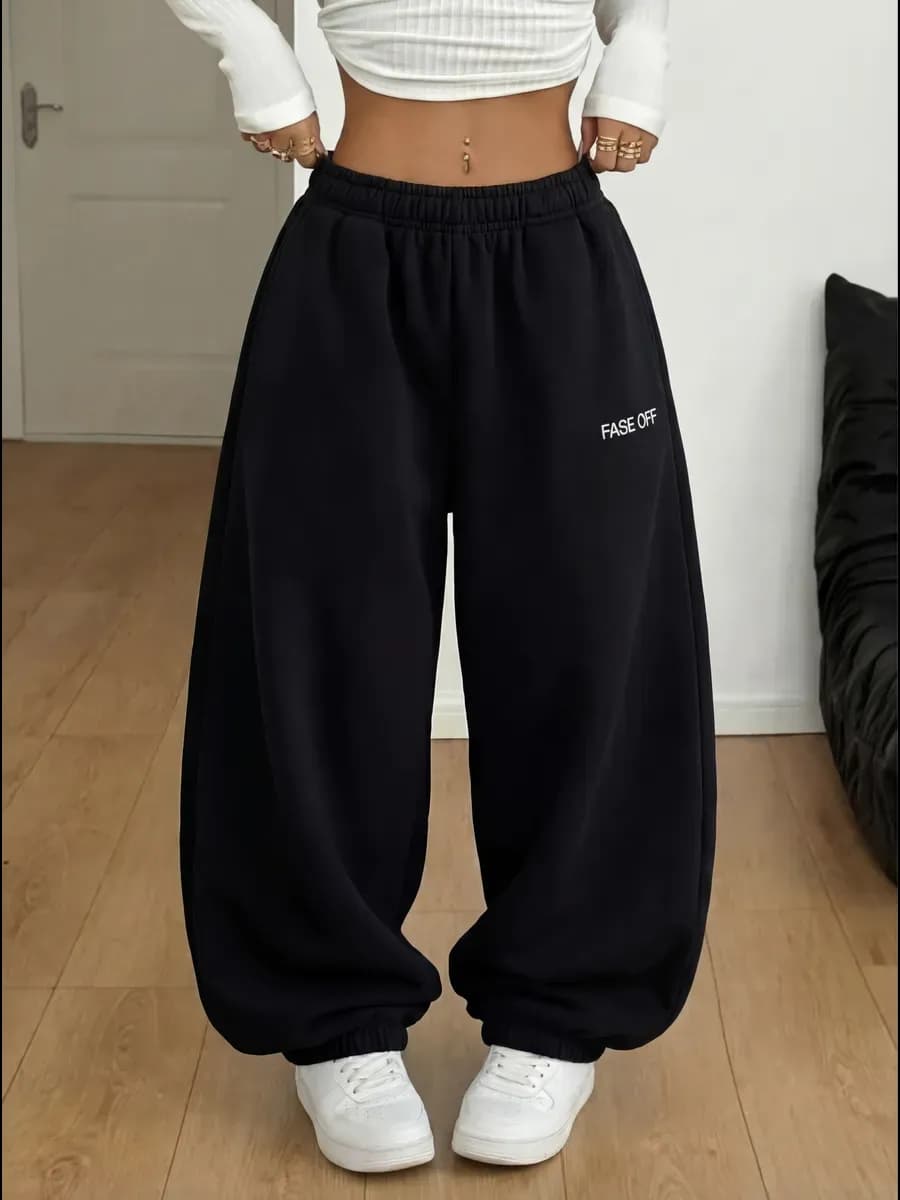 Спортивные штаны широкие джоггеры оверсайз