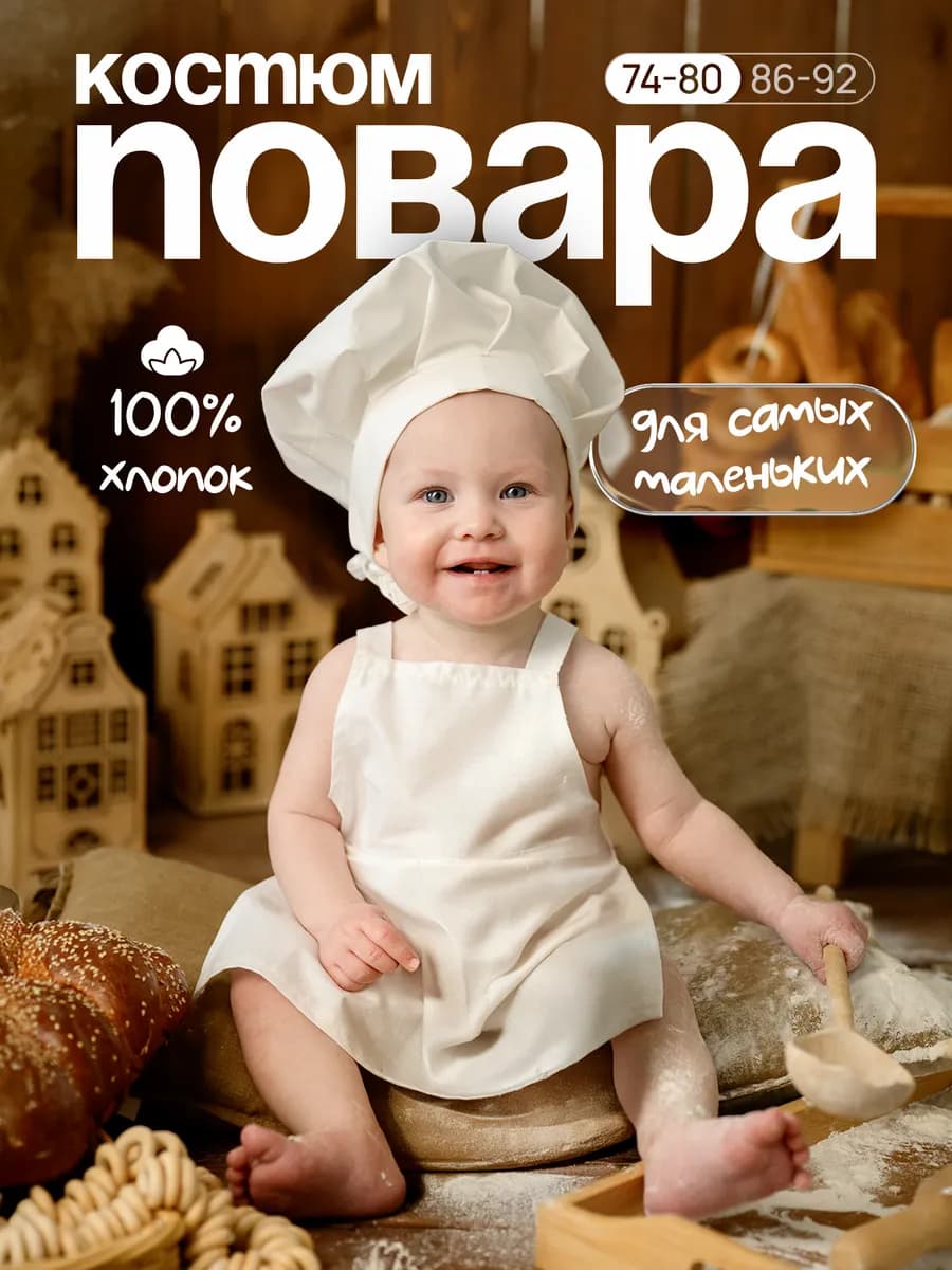 Костюм повара для малыша