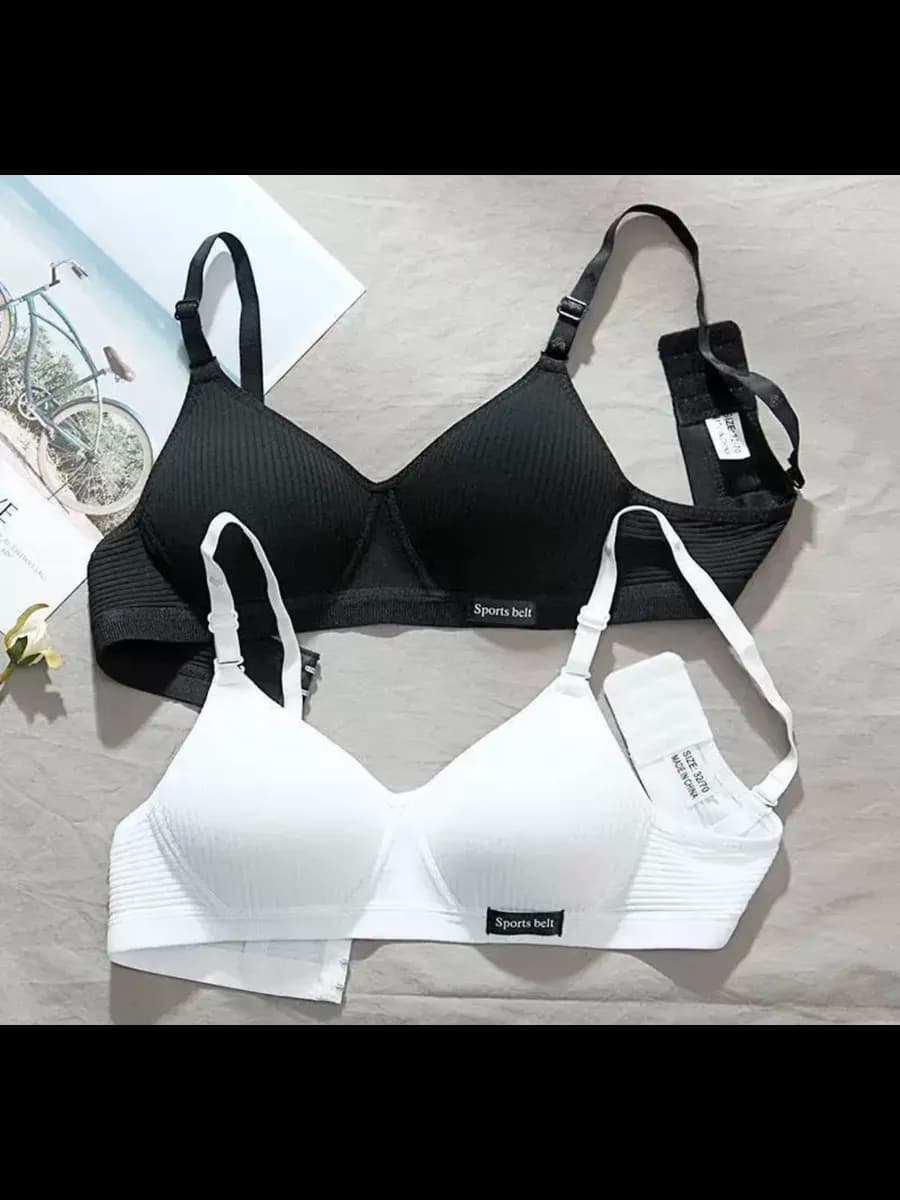 Бюстгальтер для подростков с тонким поролоном набор 2 шт