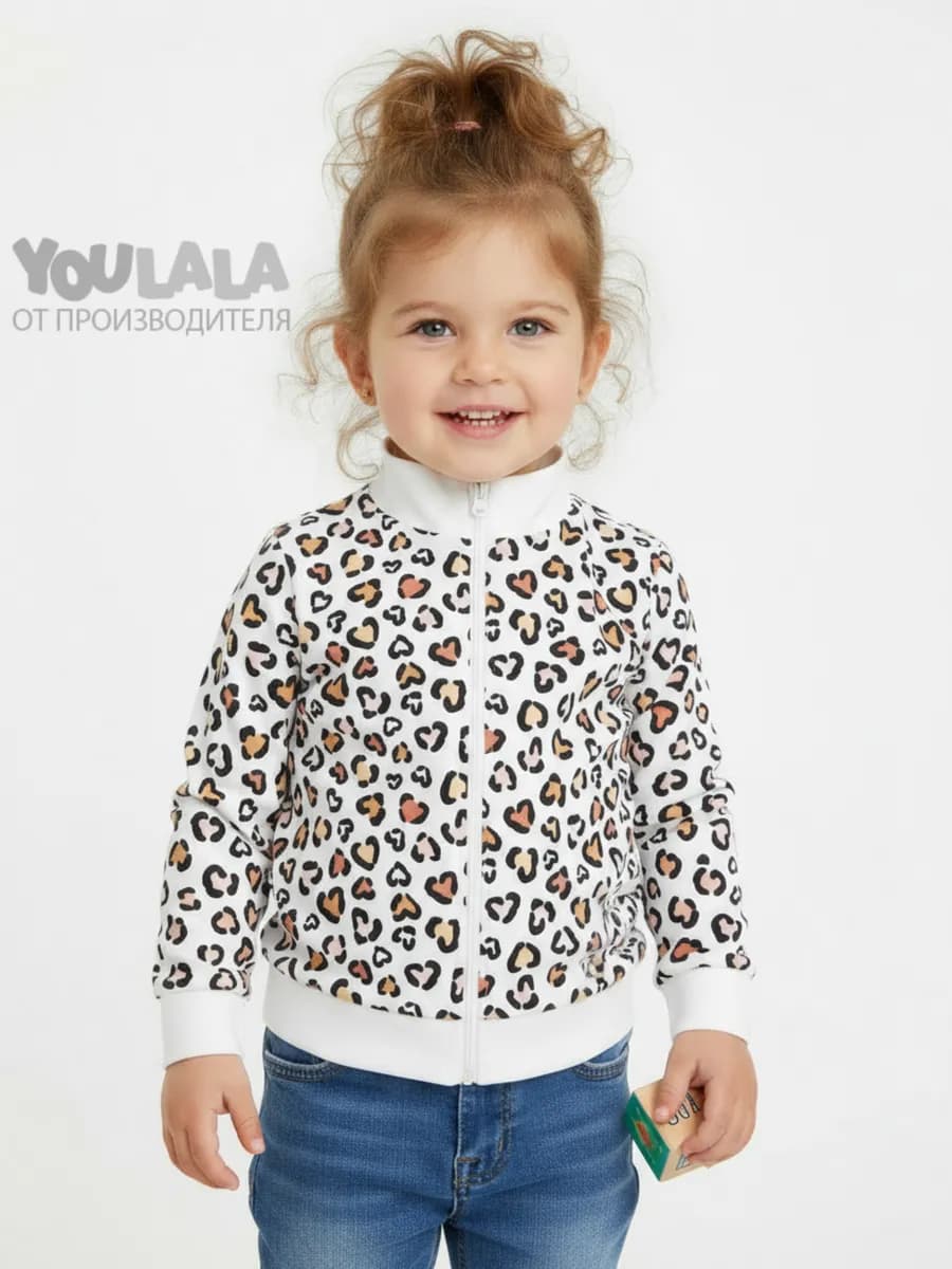 Толстовка джемпер детский на молнии