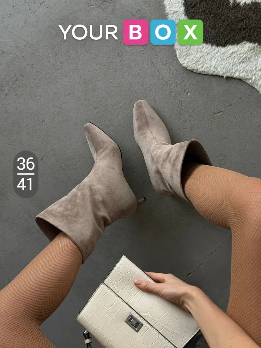 Сапоги женские демисезонные на каблуке весенние