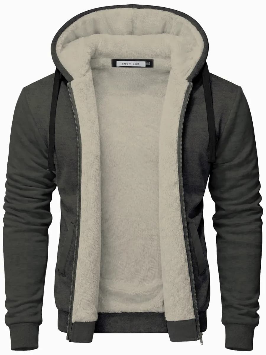 Толстовка утепленная с капюшоном на меху