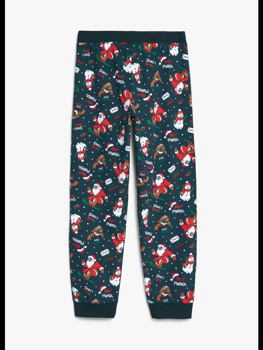 Брюки домашние зеленые